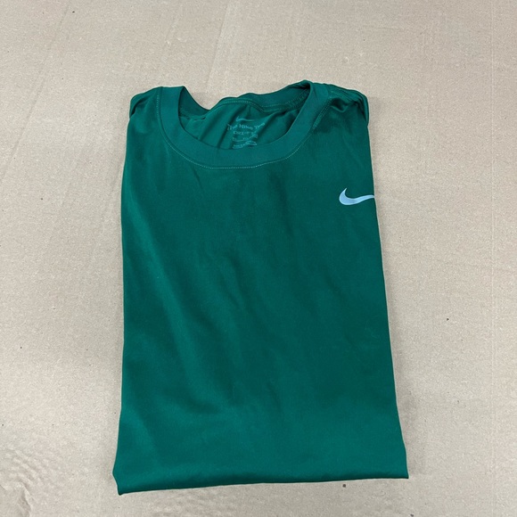 Nike Green Team Legend Short Sleeve Crew T-Shirt Size 2XL - Picture 2 of 5